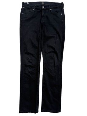 Citizens of Humanity Ava Black Straight Leg Jeans Low Rise Size 27 VGUC Womens